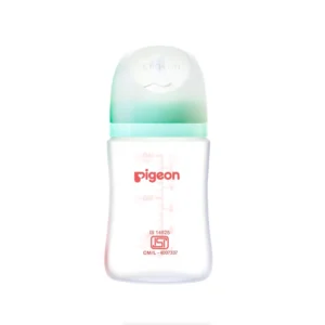 Pigeon  Anti-Colic Wide Neck Natural Flo PP Feeding Bottle l PlusType Nipple