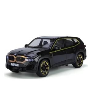 BMW Xm Model Car Sports Car Exclusive Alloy Metal Pull Back Die-Cast Car Diecast Metal Pullback Toy Car with Openable Doors & Light Music Toys for Kids - Black