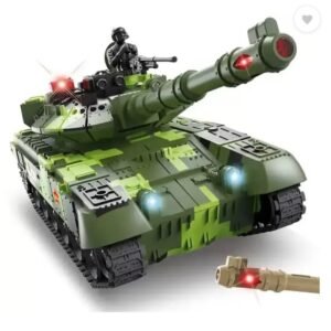 Bigfun Moka Infrared Ray Shooting Rotating Electric Battle Tank 1:18 2.4GHz RC Tank