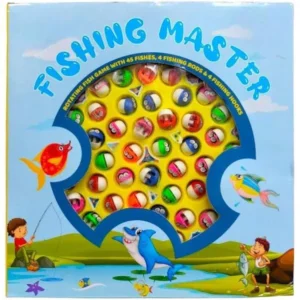 Fishing Master Rotating Fishing Game | Magnetic Fishing Toy with Music, Lights & Spinning Pond | Classic Educational Toy for Kids 3+