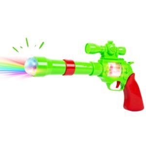 Gooyo 3D Projection Strike Toy Gun for Kids | Battery Operated Gun with Lights & Sound Effects | Toy Blaster for Boys & Girls Ages 3+ | Action Gift Toy