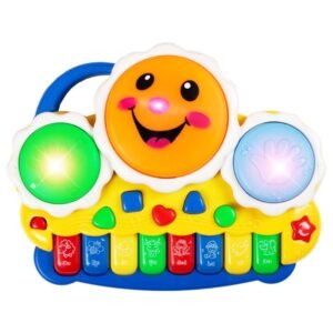 gooyo musical drum and electronic piano keyboard toy set kids