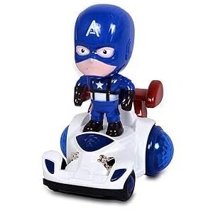 Stunt Captain Car with Light & Music – Action-Packed Fun for Little Heroes!