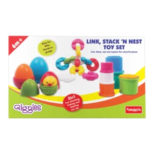 Link Stack ‘N Nest Toy Set – Learn, Stack & Link with Colorful Fun!