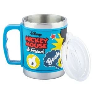 Mickey Ergo-Safe Emboss Mug – 3D Character with Lid & Grip