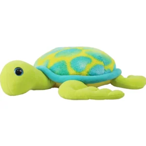 Mirada Plush Turtle Toy | 40cm Soft Multicolor Turtle with Glitter Eyes | Stuffed Animal for Kids