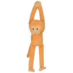 Mirada Hanging Monkey Soft Toy | 52cm Plush Toy with Velcro Hands | Multicolor