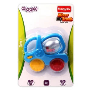 Mixer Truck Teether Rattle – Gear Up for Giggles & Gum Relief!