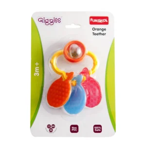 Orange Teether – Safe, Soothing & Easy to Hold!