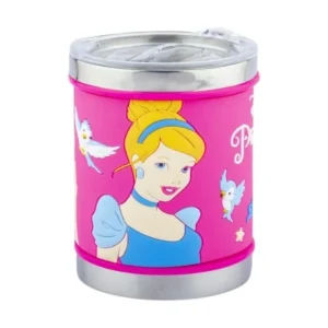 Princess Ergo-Safe Emboss Mug – 3D Royal Charm with Lid & Grip