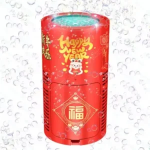 Rechargeable Automatic Bubble Machine | Fireworks Bubble Machine Toys | Electric Bubble Maker Toys with Colourful Light & Music for Kids | Indoor Outdoor Birthday Party