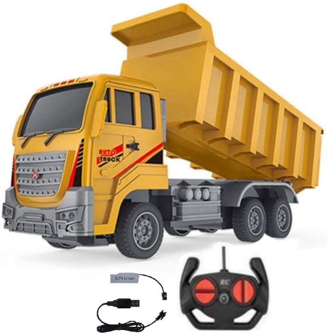 remote control rechargeable dump truck toys for kids