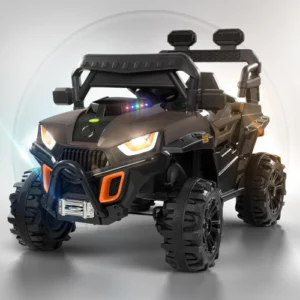 Roger Rechargeable Battery Operated Jeep for Kids – Light & Music