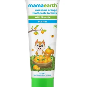 Mamaearth Natural Toothpaste – Orange Flavour – 50 gm
