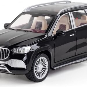 Mercedes-Benz GLS 600 Maybach – 1:24 Scale Die-Cast Model Car | Alloy Metal Pull Back Toy with Lights, Music & Openable Doors