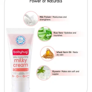 Babyhug Milk Protein Formula Daily Moisturizing Milky Cream