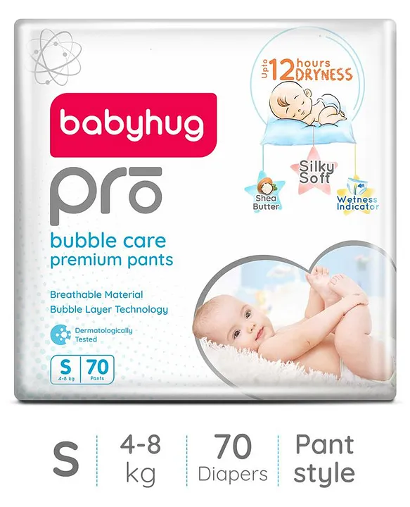 babyhug s pro bubble care premium pant style diapers pack