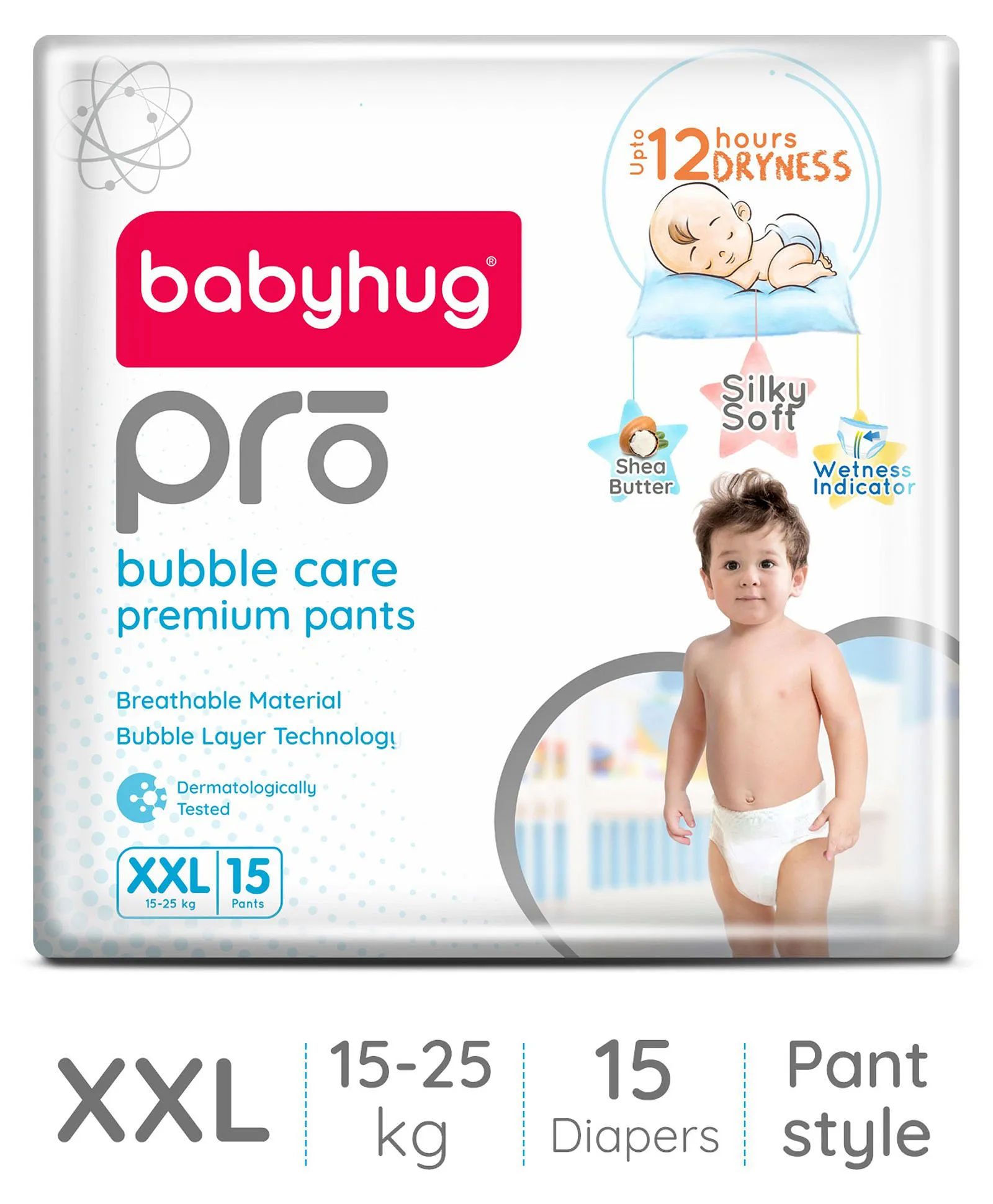 babyhug xxl-pro bubble care premium pant style diapers pack