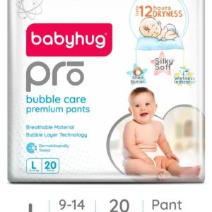 babyhug pro bubble care premium pants l size diapers