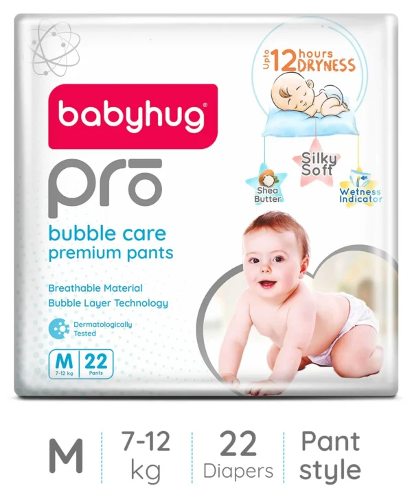 babyhug m pro bubble care premium pant style diapers pack