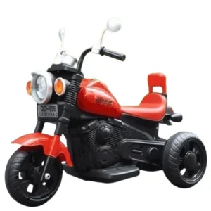 Battery Operated Harley Bike for Kids with Light & Music - red