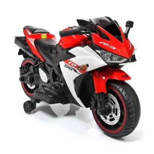 Battery Operated Ride-on R3 Bike for Boys and Girls With Light & Music - red