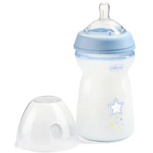 Chicco Natural Feeling Feeding Bottle – Angled Teat – Anti Colic