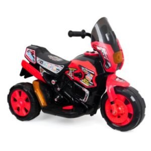 Electric Tokyo Bike | Battery Operated Ride-On with Lights & Music - red