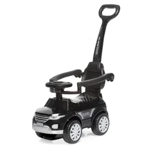 Evok 3-in-1 Ride-On for Kids – Push Car with Parental Handle & Protective Armrest - Black