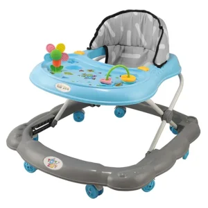 Toyzoy Zig Zag Zebra Baby Walker – Walk, Play & Explore in Style - blue