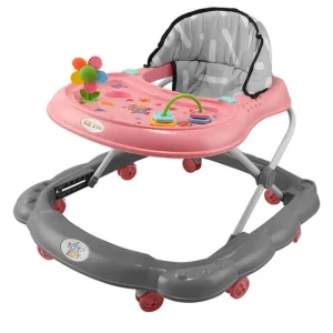Toyzoy Zig Zag Zebra Baby Walker – Walk, Play & Explore in Style - Pink