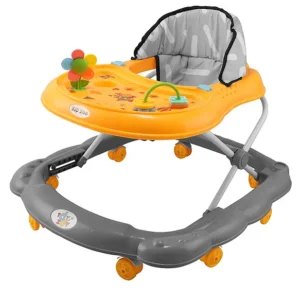 Toyzoy Zig Zag Zebra Baby Walker – Walk, Play & Explore in Style - yellow