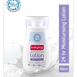Babyhug Milk Protein Daily Moisturising Milky Lotion Delight | 2-in-1 Powerful Hydrating Baby Lotion 100 ml / 200 ml / 400 ml - 100 ml