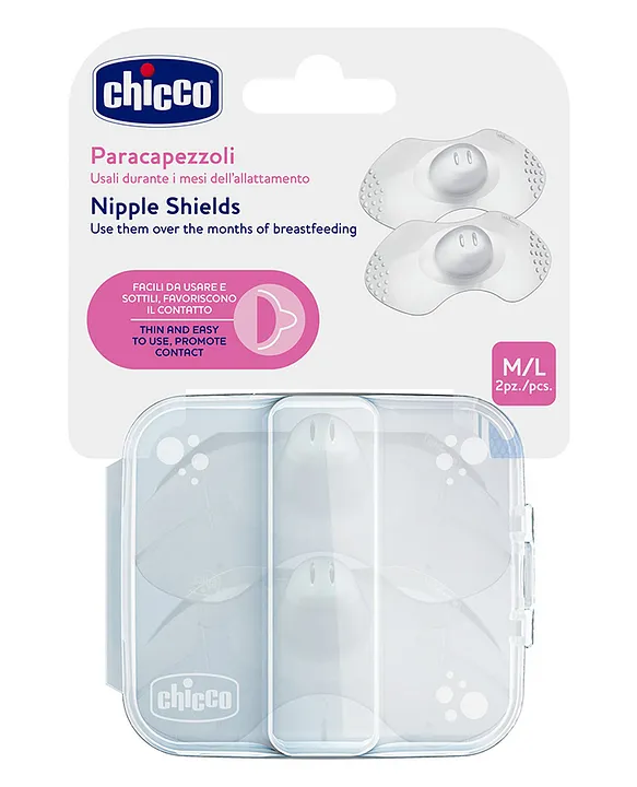 chicco silicone nipple shields pack of 2
