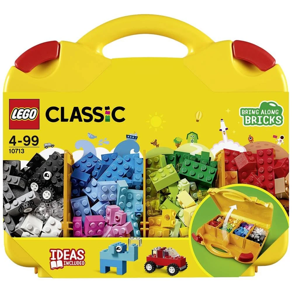 lego classic creative suitcase 10713 building kit 213 piece set