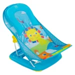 mee mee anti skid compact baby bather blue