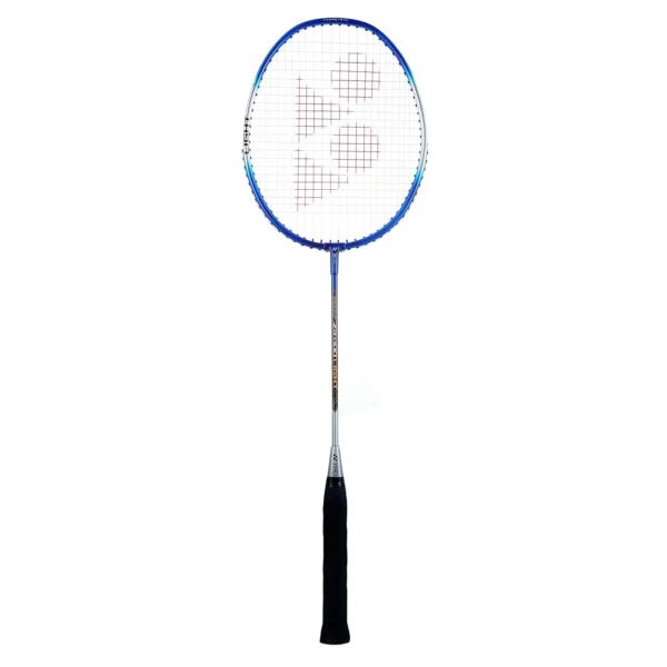 yonex zr 100 light aluminium strung badminton racket blue