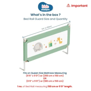 kids station baby bed rail guard for kids safety