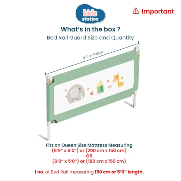 kids station baby bed rail guard for kids safety