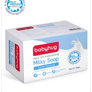 Babyhug Daily Rich Moisturising Milky Soap Delight | 2-in-1 Powerful Baby Cleanser 75 g / 125 g