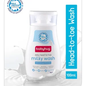 Babyhug Milk Protein Formula Daily Head To Toe Milky Wash - 100 ml