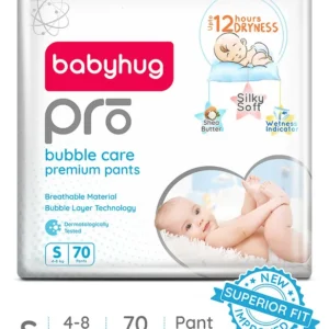 Babyhug S Pro Bubble Care Premium Pant Style Diapers Delight | 12 Hour Powerful Soft Protection - 70