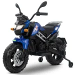 battery operated ride on bike benolli blue red