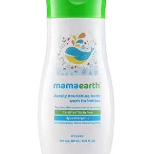 Mamaearth Deeply Nourishing Wash For Babies - 200 ml