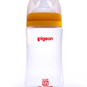 Pigeon Anti-Colic Wide Neck Natural Flo PP Feeding Bottle l PlusType Nipple