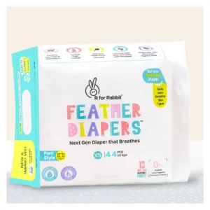 R For Rabbit Diaper XS Size Delight | 12-Hour Powerful Feather Soft Pant Diapers - 44