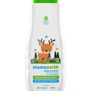 Mamaearth Dusting Powder with Organic Oatmeal & Arrowroot Powder for Babies - 300 gm