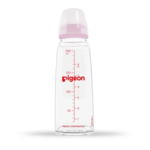 Pigeon Flexible Glass Feeding Bottle with Nipples