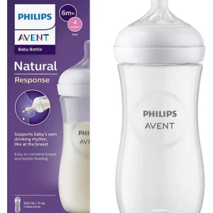 Avent Natural Response 330ml baby feeding bottle with responsive nipple