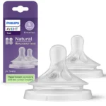 Avent Natural Response Flow 5 baby bottle teat pack of 2 for 6 months+